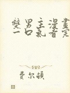 双男主漫画解说一口气看完系统攻略