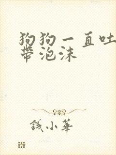 狗狗一直吐黄水带泡沫