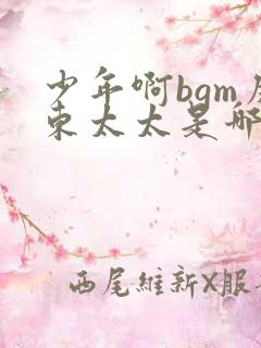 少年啊bgm房东太太是哪一集的