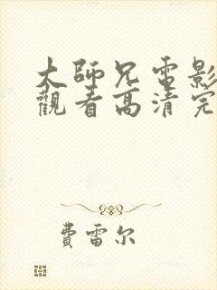 大师兄电影免费观看高清完整版