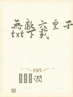 无敌六皇子云铮txt下载