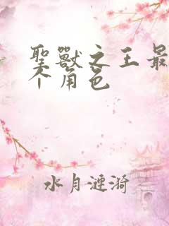 圣兽之王最强十个角色