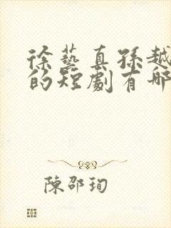 徐艺真孙越主演的短剧有哪些