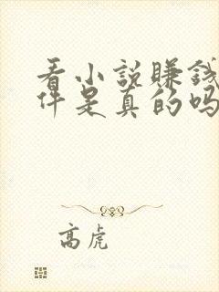 看小说赚钱的软件是真的吗