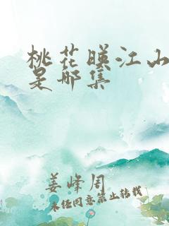 桃花映江山和离是哪集