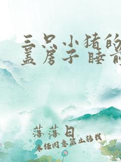 三只小猪的故事盖房子 睡前故事