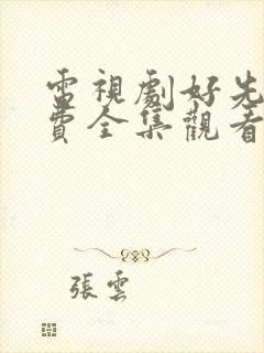 电视剧好先生免费全集观看高清