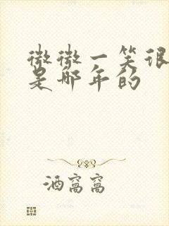 微微一笑很倾城是哪年的