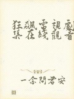 狂飙电视剧40集在线观看免费狂飙