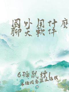 国外用什么即时聊天软件