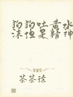 狗狗吐黄水带泡沫但是精神