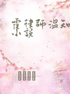 霍律师温知羽的小说