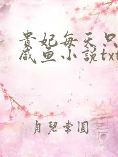 贵妃每天只想当咸鱼小说txt
