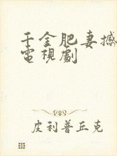 千金肥妻撼武林电视剧