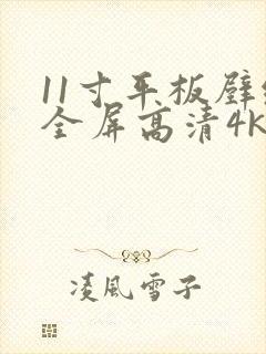 11寸平板壁纸全屏高清4k