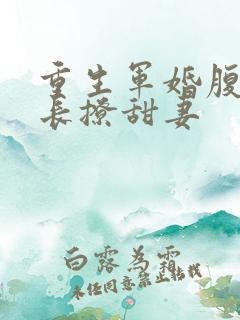 重生军婚腹黑首长撩甜妻