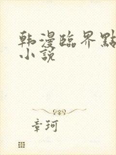 韩漫临界点原著小说