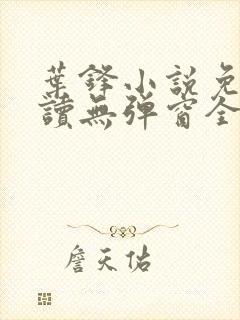 叶锋小说免费阅读无弹窗全文