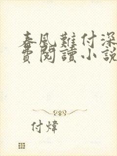 春风难付深情免费阅读小说