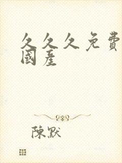 久久久免费精品国产