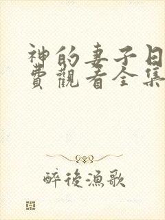 神的妻子日剧免费观看全集高清