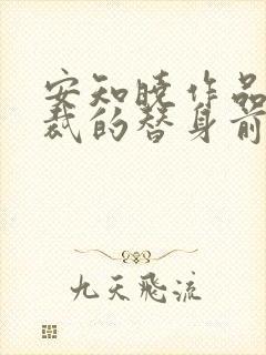 安知晓作品:总裁的替身前妻第二部