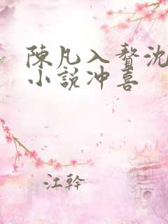 陈凡入赘沈家的小说冲喜