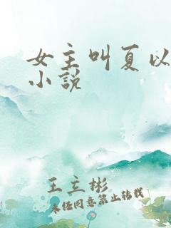 女主叫夏以沫的小说