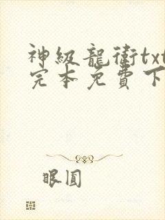 神级龙卫txt完本免费下载