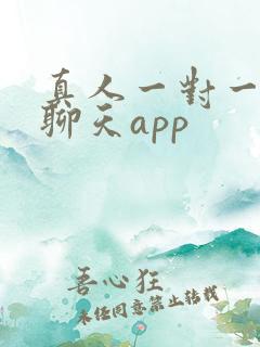 真人一对一视频聊天app