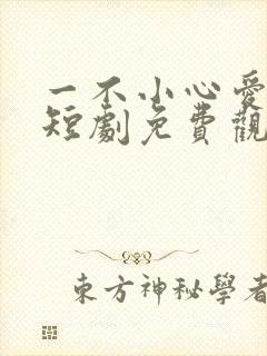 一不小心爱上你短剧免费观看完整版