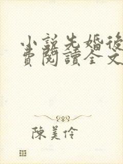 小说先婚后爱免费阅读全文