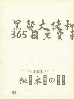 黑帮大佬和我的365日免费未删减版
