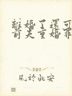 离婚了还可以告前夫重婚罪吗