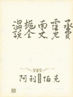 温栀南霍承钧小说全文免费阅读