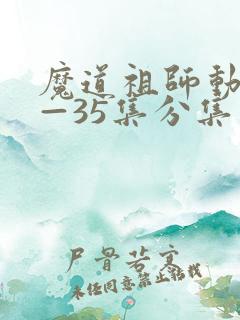魔道祖师动漫1—35集分集