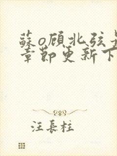 苏o顾北弦最新章节更新下载地址