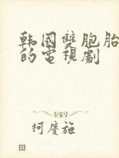 韩国双胞胎姐妹的电视剧