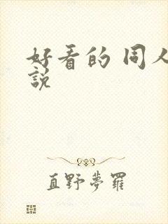 好看的 同人小说