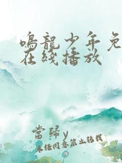 鸣龙少年免费看在线播放