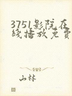3751影院在线播放免费观看电视剧