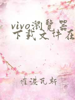 vivo浏览器下载文件在哪个文件夹