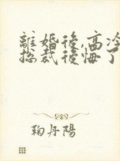 离婚后,高冷女总裁后悔了