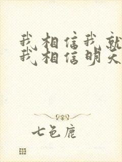 我相信我就是我我相信明天是什么歌曲