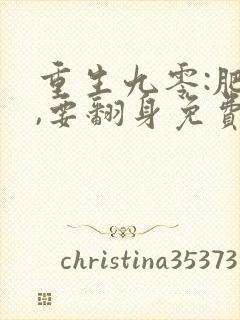 重生九零:肥妻,要翻身免费完整版