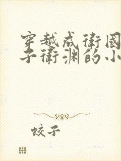 穿越成卫国公孙子卫渊的小说