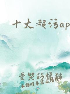 十大超污app