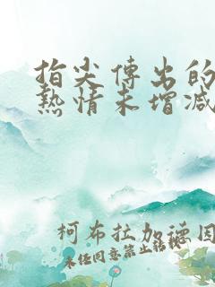 指尖传出的真挚热情未增减第一季