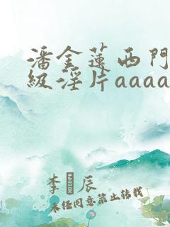 潘金莲西门庆一级淫片aaaaa