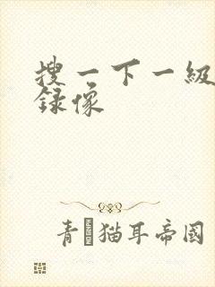 搜一下一级黄色录像